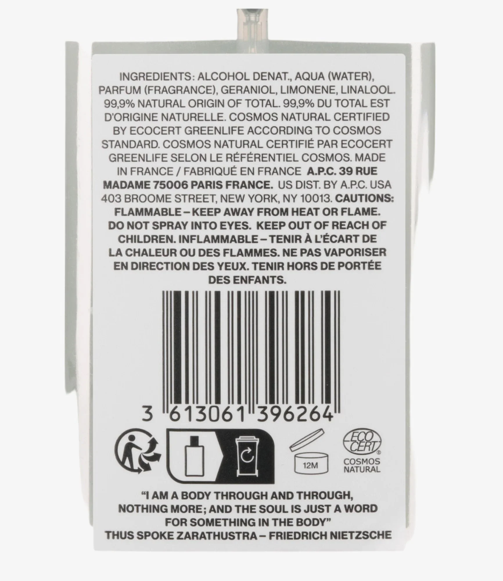 Eau De Cologne - Cosmos Natural - Image 3