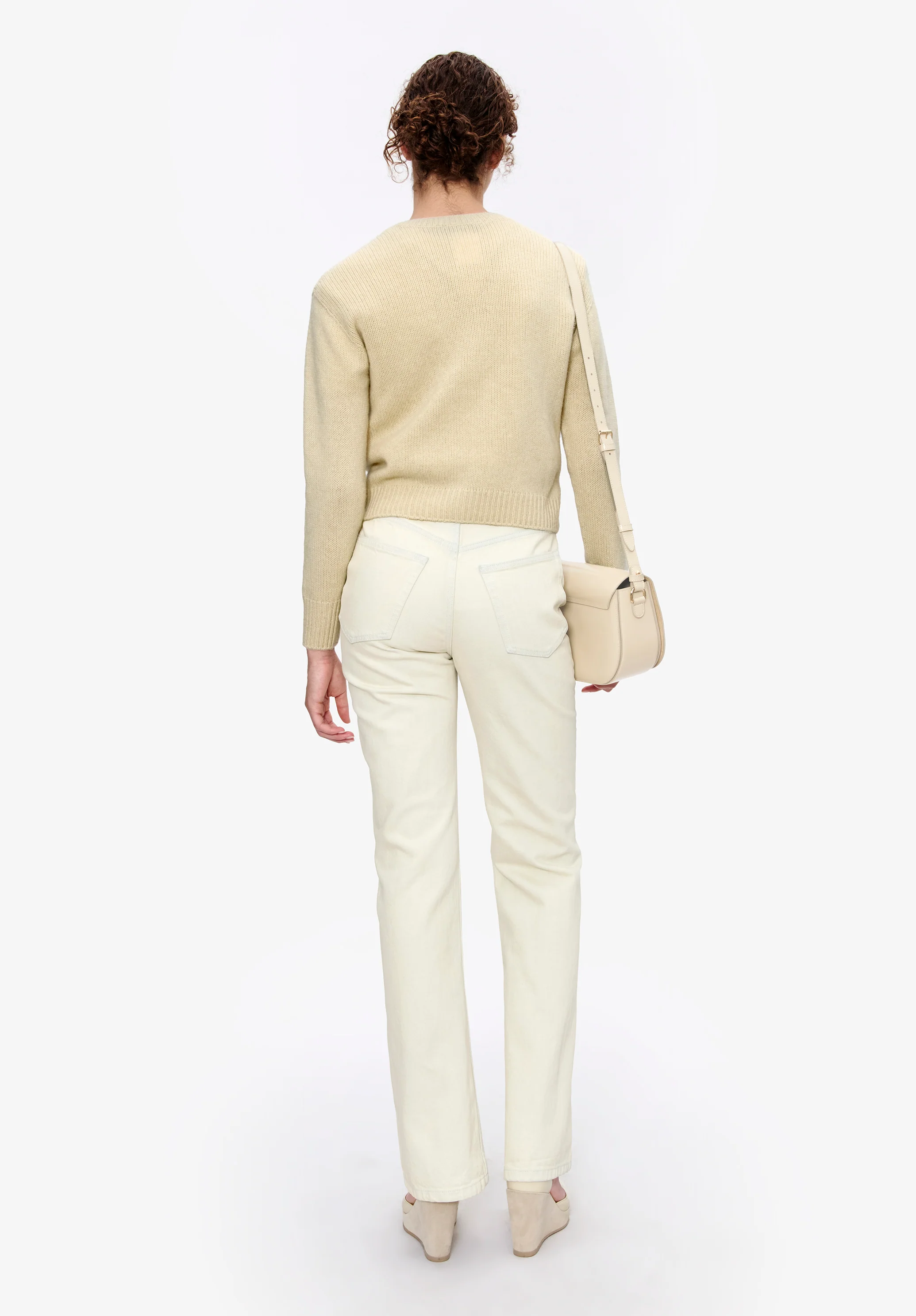 Short crew neck sweater - Image 3