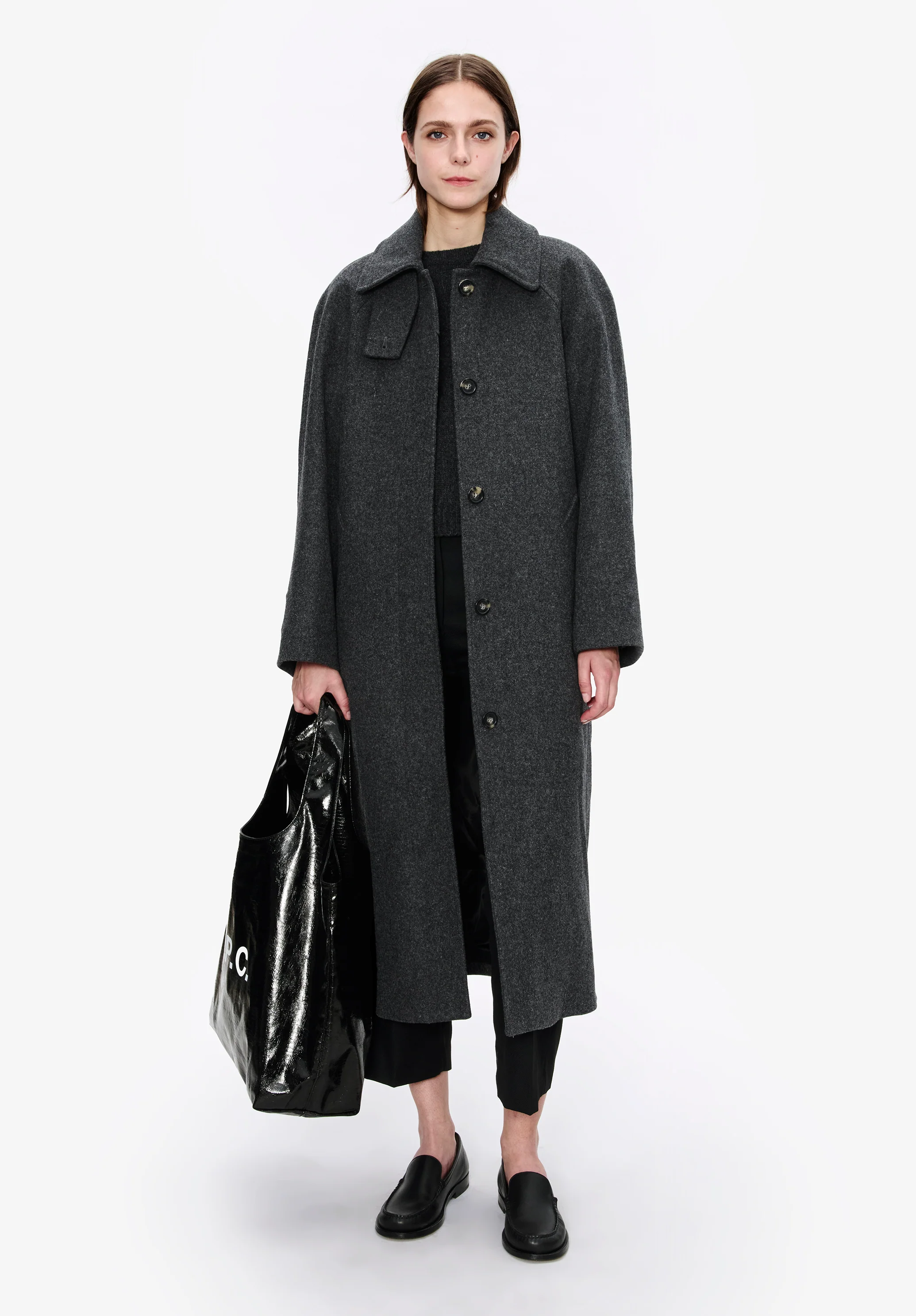 Raglan sleeve coat - Image 4